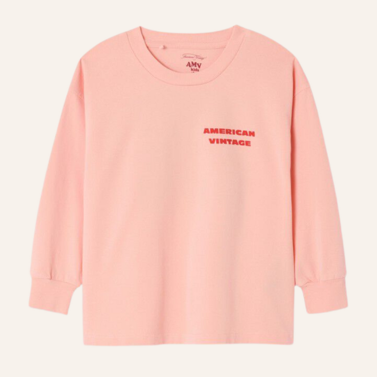 American Vintage American Vintage Kid tee-shirt Fizvalley - Vintage sorbet
