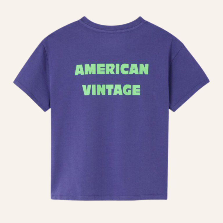 American Vintage American Vintage Kid tee-shirt Fizvalley - Blueberry