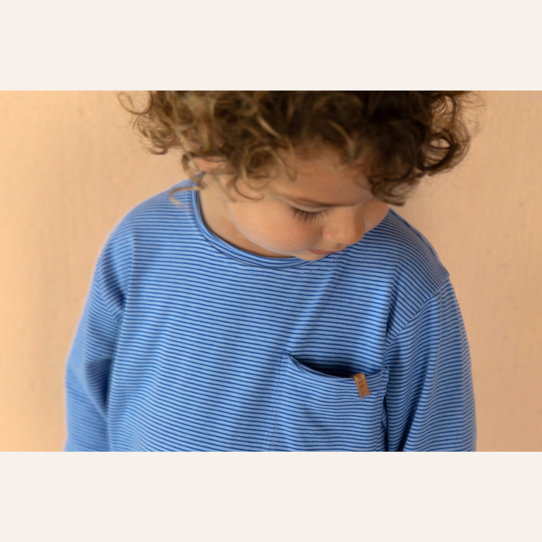 Nixnut Nixnut Longsleeve - Azul stripe