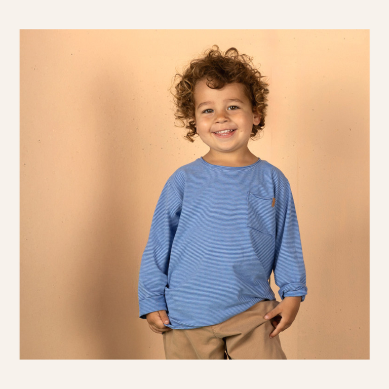 Nixnut Nixnut Longsleeve - Azul stripe