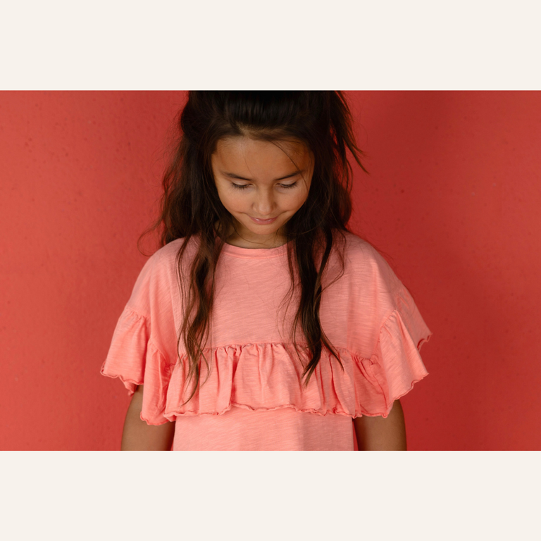 Nixnut Nixnut Din dress - Coral