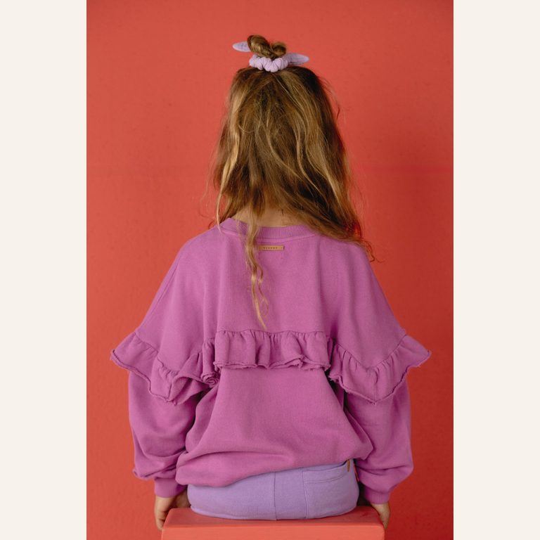 Nixnut Nixnut Bow scrunchie - Lavender