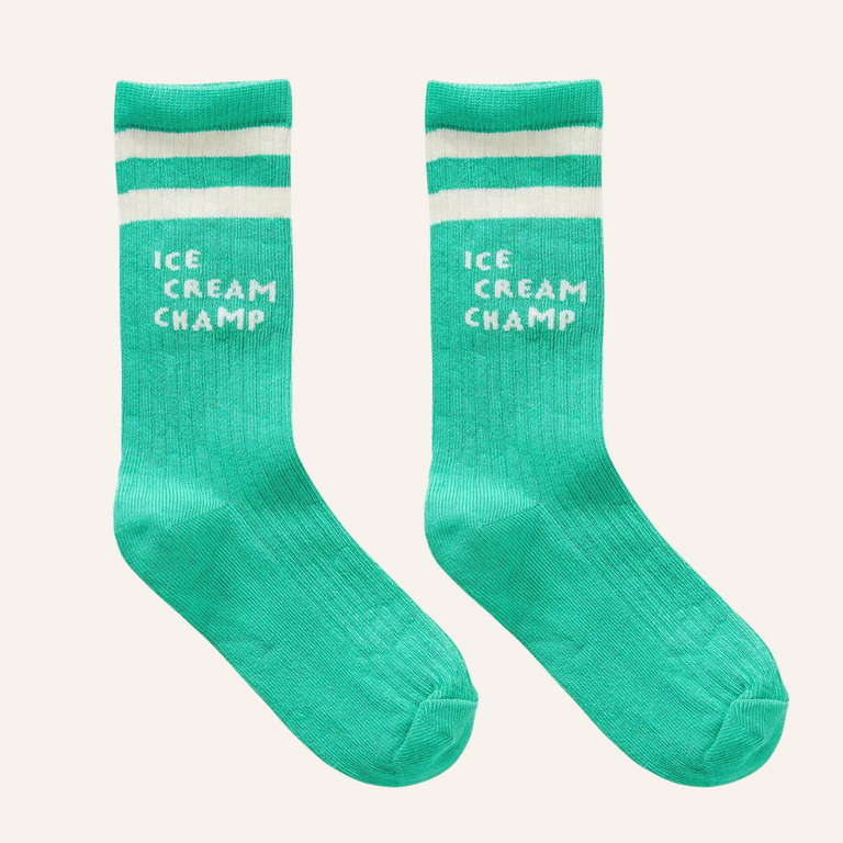 Sproet & Sprout Sproet&Sprout socks ice cream - Jade green