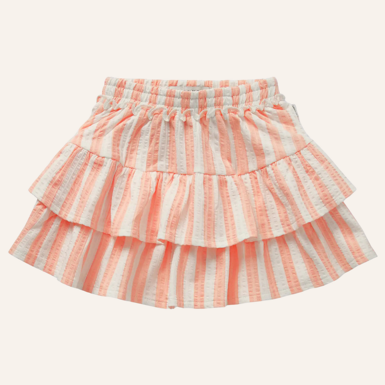 Sproet & Sprout Sproet&Sprout Layered skirt stripes - Off white