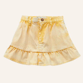 Sproet & Sprout Sproet&Sprout Denim peplum skirt - Pastel yellow