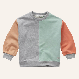 Sproet & Sprout Sproet&Sprout Sweatshirt colourblock - Silt green