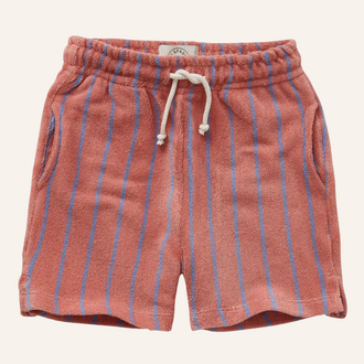 Sproet & Sprout Sproet&Sprout Terry shorts small stripes - Rose dawn