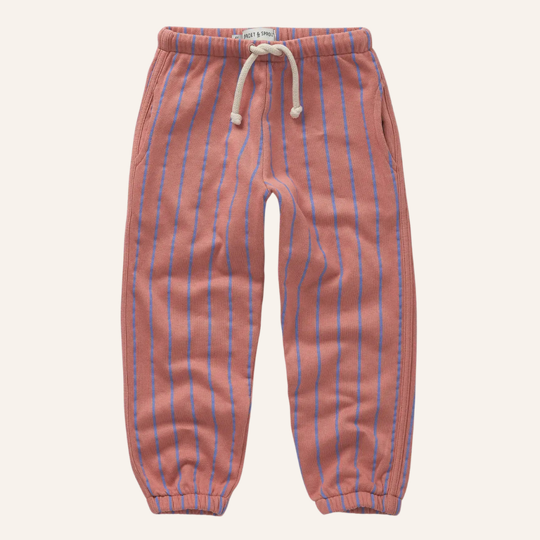 Sproet & Sprout Sproet&Sprout Striped sweatpants - Rose dawn
