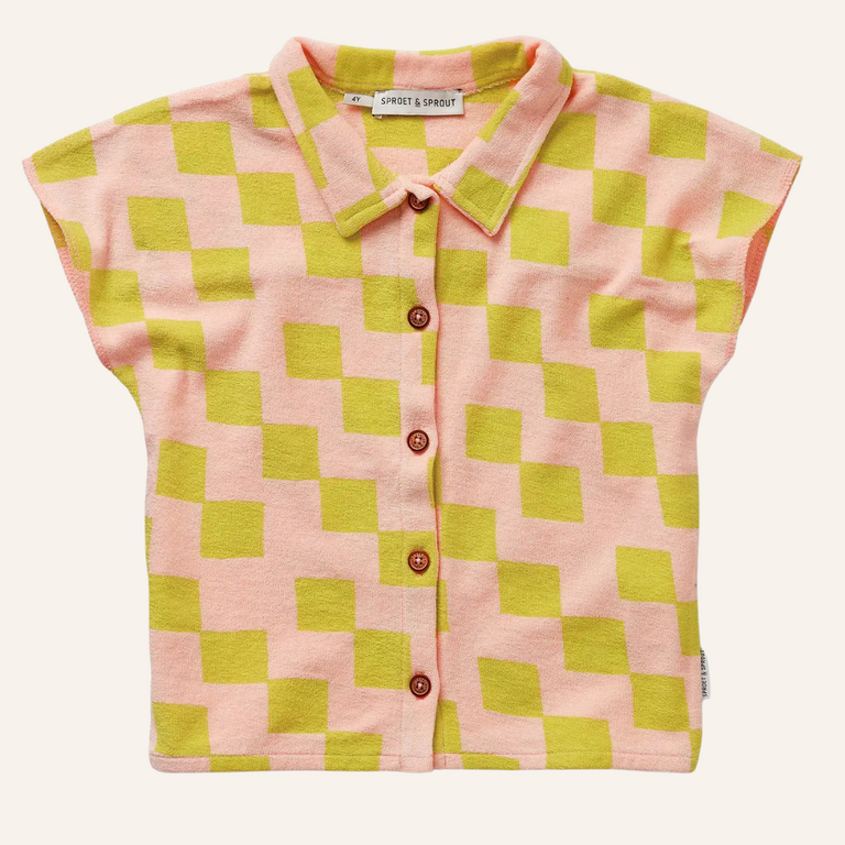 Sproet & Sprout Sproet&Sprout Loose terry blouse - Blush pink