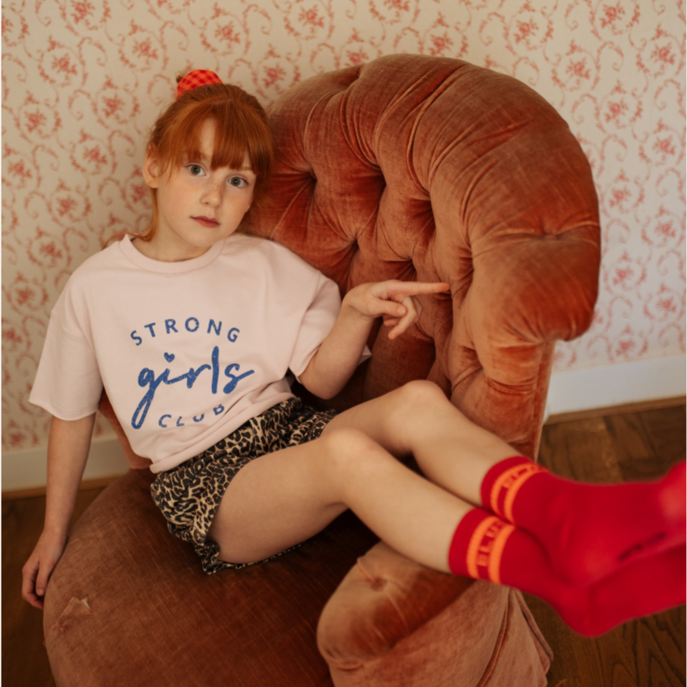 Petit Blush Petit Blush T-shirt strong girls - Pale lilac