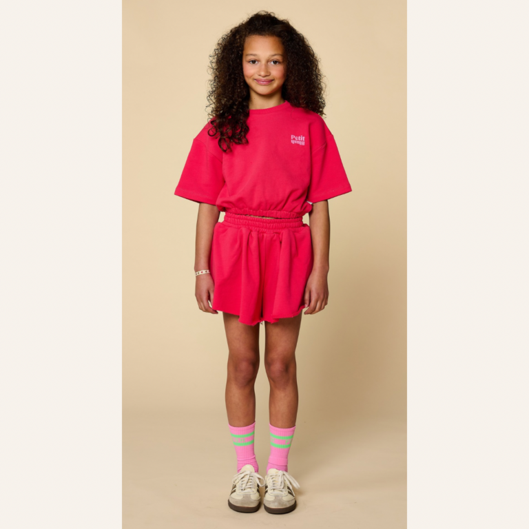 Petit Blush Petit Blush T-shirt Elastic waist - Raspberry wine