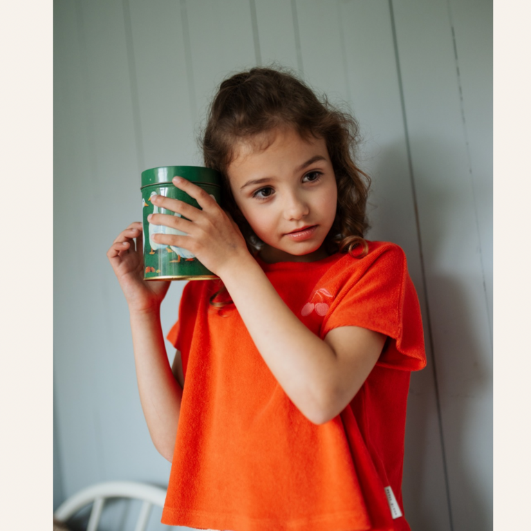 Petit Blush Petit Blush towel top cherry - Grenadine