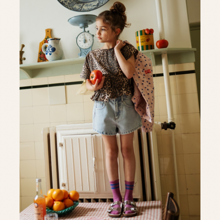 Petit Blush Petit Blush Jeans short - Washed light blue