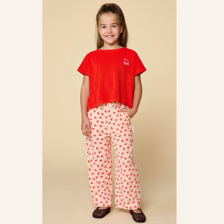 Petit Blush Petit Blush Wide leg pants - Cherry