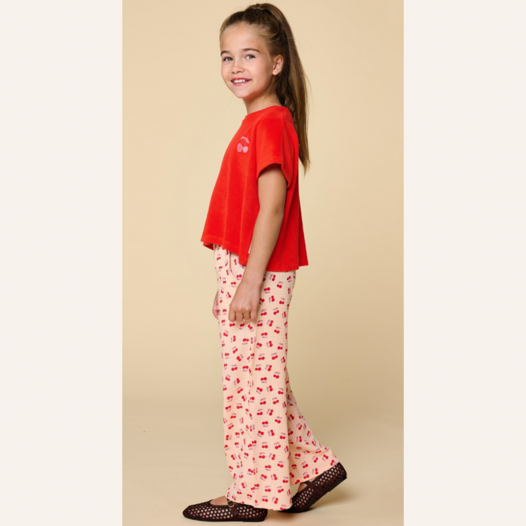 Petit Blush Petit Blush Wide leg pants - Cherry