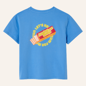 American Vintage American Vintage T-shirt Fizvalley - Celeste vintage