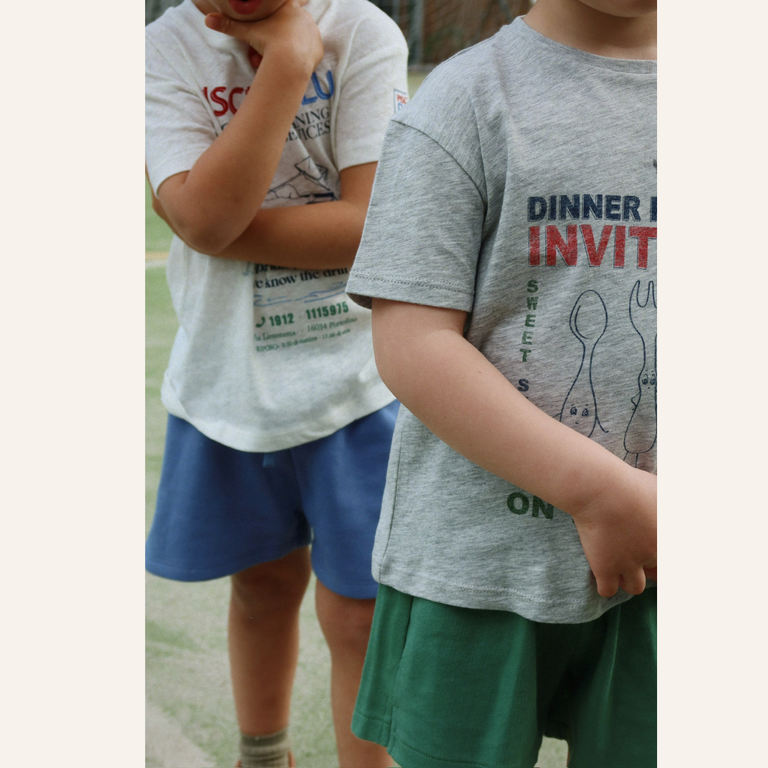 Konges Sløjd Konges Sløjd Spotty sweat shorts - Dark Ivy