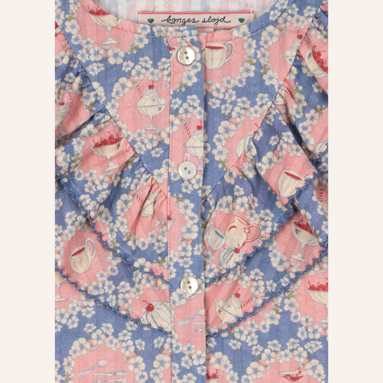 Konges Sløjd Konges Sløjd Kim frill ss shirt - Snack Time