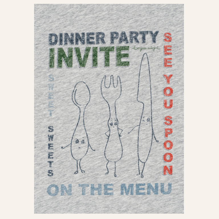 Konges Sløjd Konges Sløjd Famo tee - Grey Melange