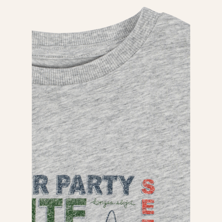 Konges Sløjd Konges Sløjd Famo tee - Grey Melange