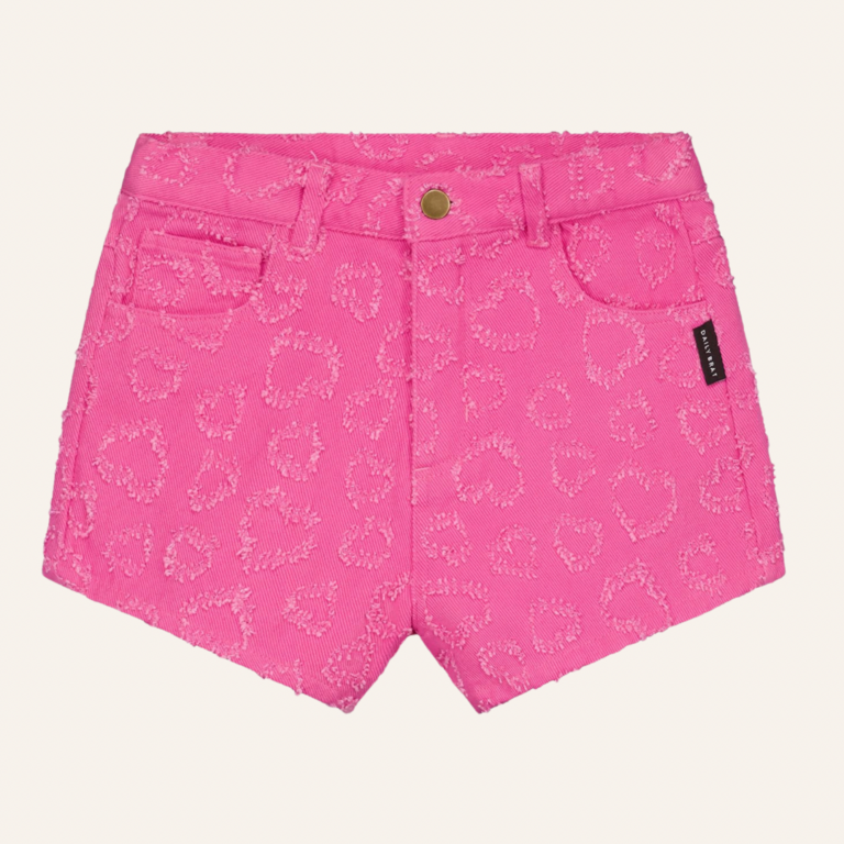 Daily Brat Daily Brat Heart snatcher short - pink