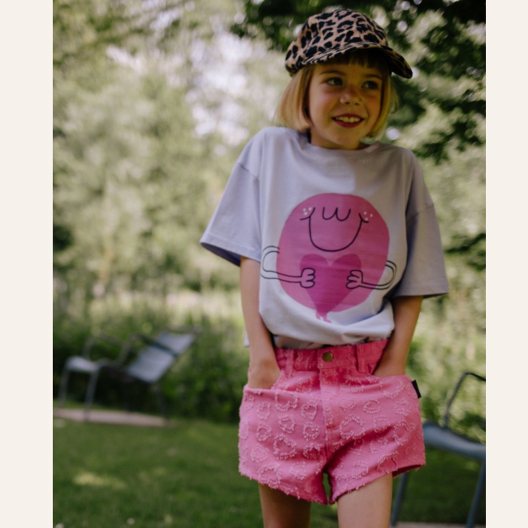 Daily Brat Daily Brat Heart snatcher short - pink