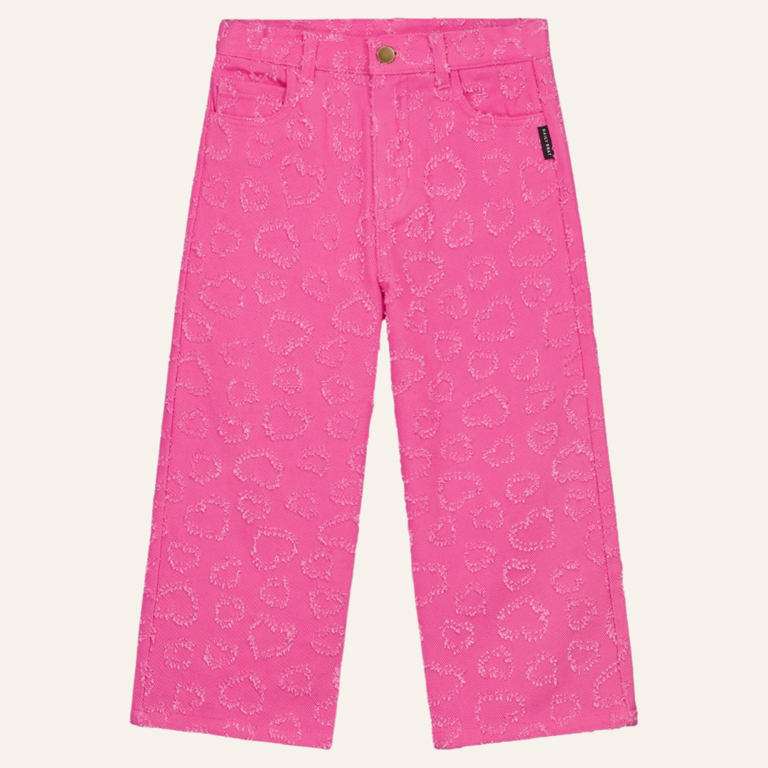 Daily Brat Daily Brat Heart snatcher jeans - pink