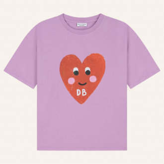 Daily Brat Daily Brat Patty heart T-shirt - Lilavender