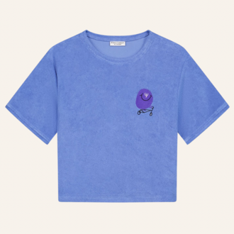 Daily Brat Daily Brat Gigglin towel T-shirt - Blue