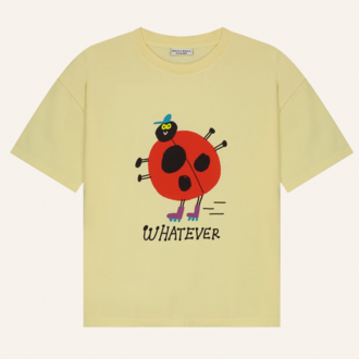 Daily Brat Daily Brat What ever T-shirt - Pale banana