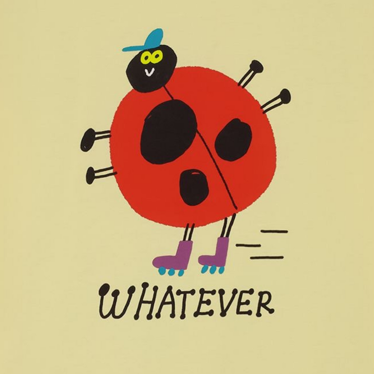 Daily Brat Daily Brat What ever T-shirt - Pale banana