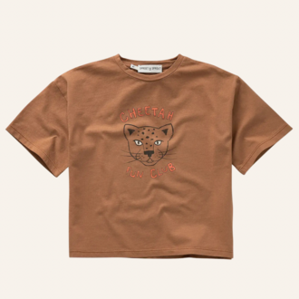 Sproet & Sprout Sproet&Sprout baby T-shirt Cheetah - Tabaccco