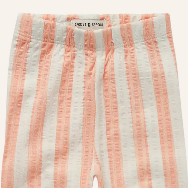 Sproet & Sprout Sproet&Sprout Baby legging stripes - Off white