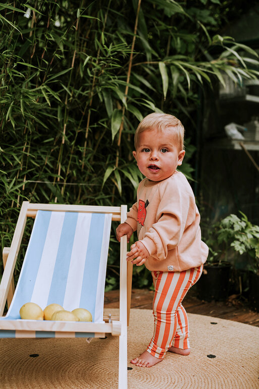Sproet & Sprout Sproet&Sprout baby legging stripes - Sesame