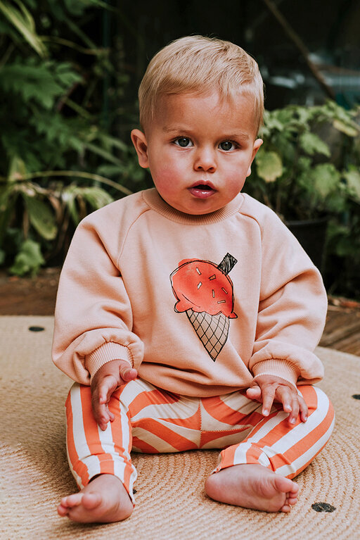 Sproet & Sprout Sproet&Sprout baby legging stripes - Sesame