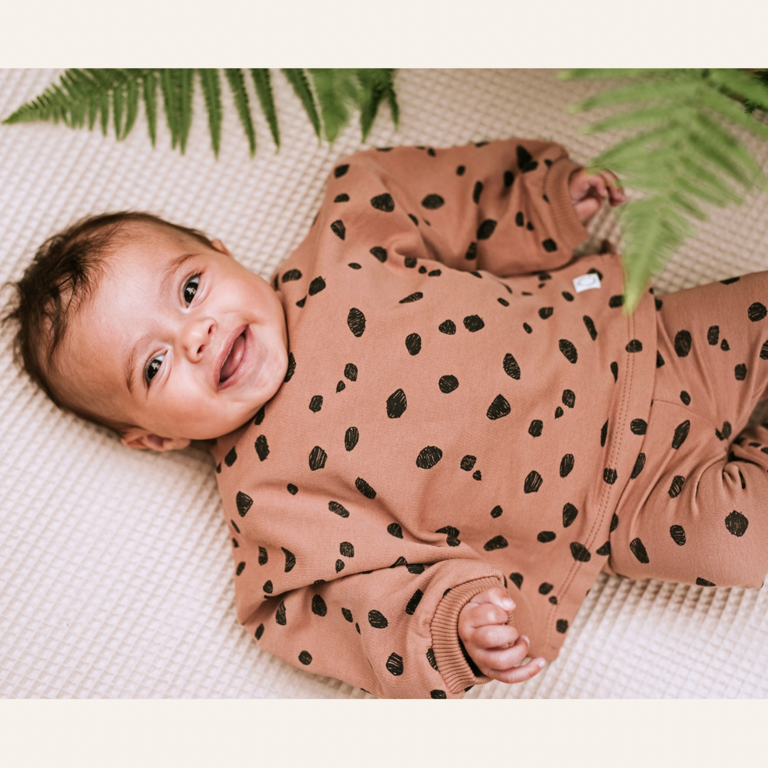 Sproet & Sprout Sproet & Sprout Baby Sweatshirt Animal - Camel