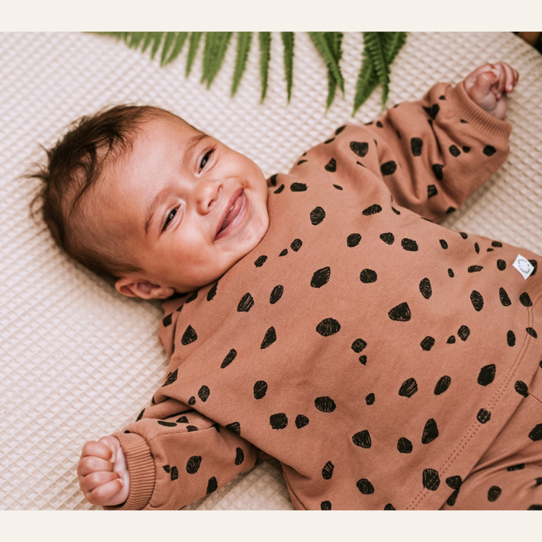 Sproet & Sprout Sproet & Sprout Baby Sweatshirt Animal - Camel