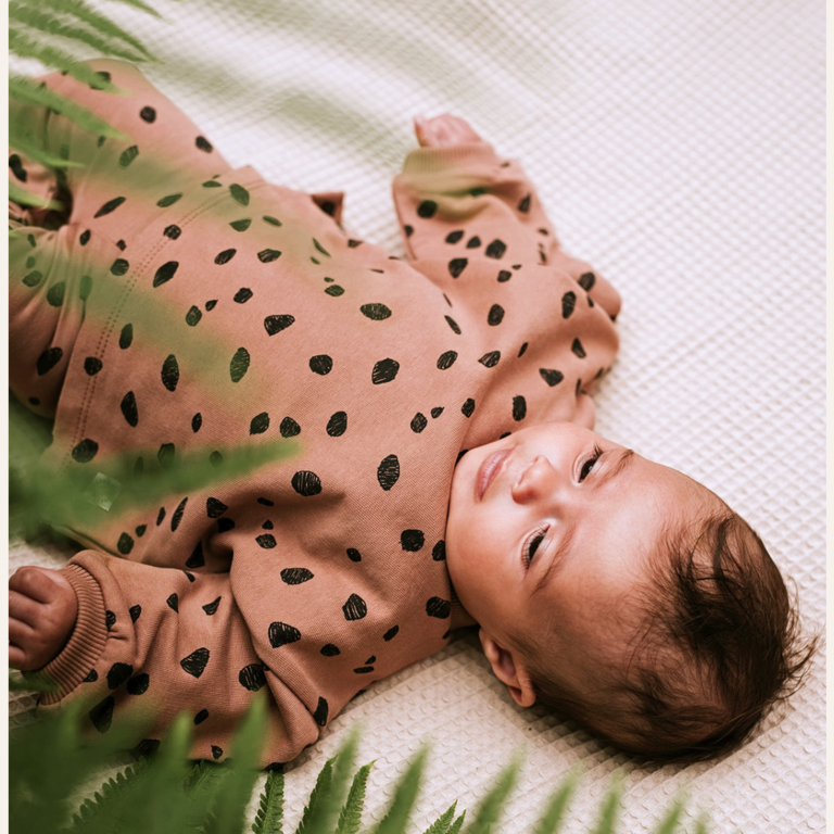 Sproet & Sprout Sproet & Sprout Baby Sweatshirt Animal - Camel
