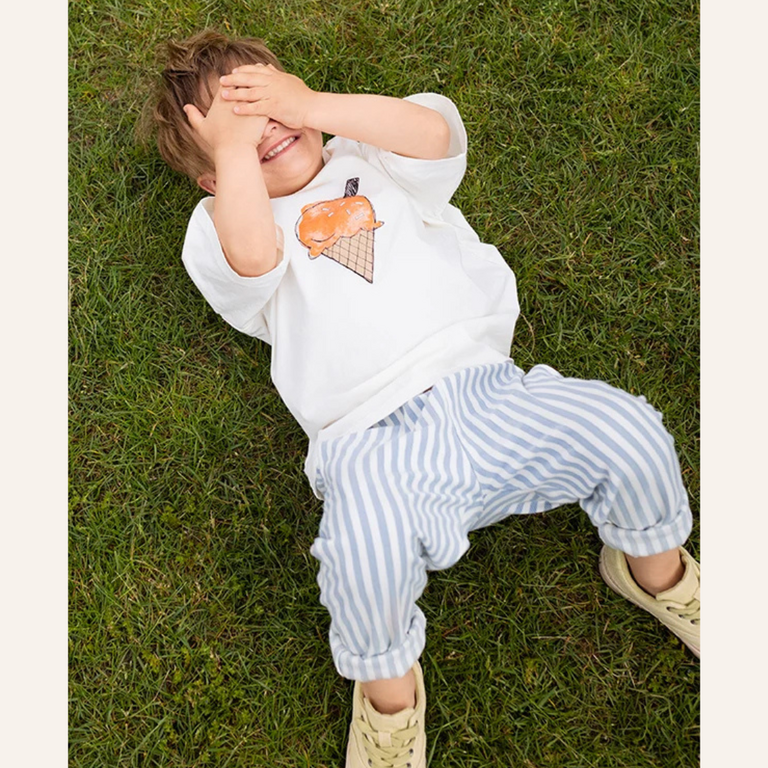 Sproet & Sprout Sproet&Sprout Jersey twill pants - Denim blue