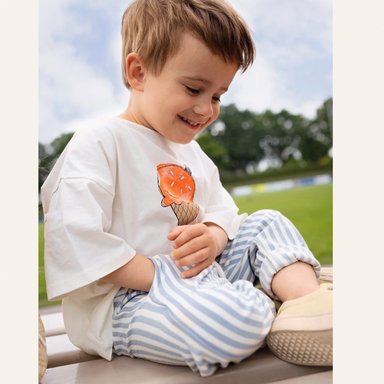 Sproet & Sprout Sproet&Sprout T-shirt ice cream - Off white