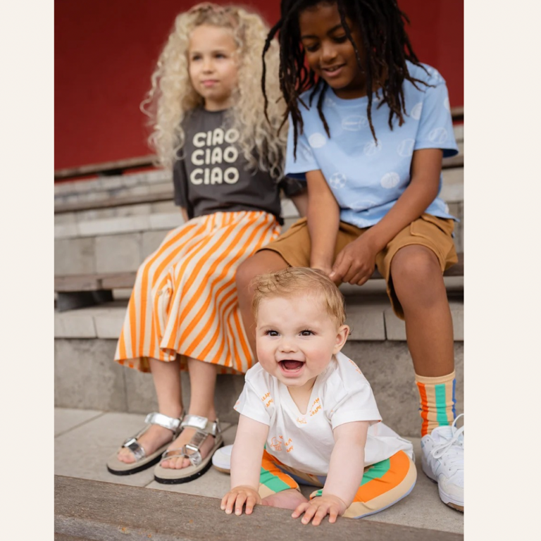 Sproet & Sprout Sproet&Sprout T-shirt balls print - Forever blue