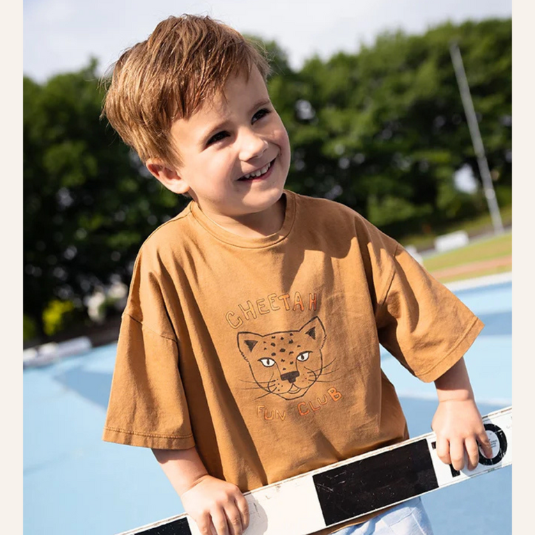 Sproet & Sprout Sproet&Sprout T-shirt cheetah - Tabacco