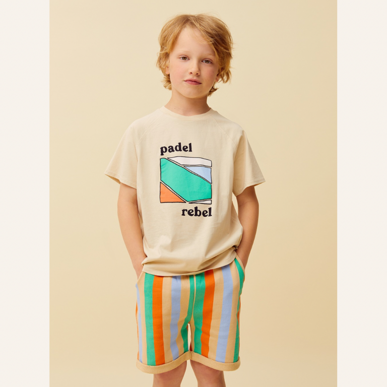 Sproet & Sprout Sproet&Sprout Raglan T-shirt padel rebel - Sesame
