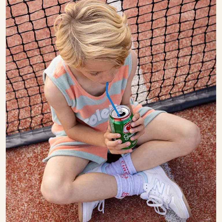 Sproet & Sprout Sproet&Sprout Terry shorts block stripes - Silt green