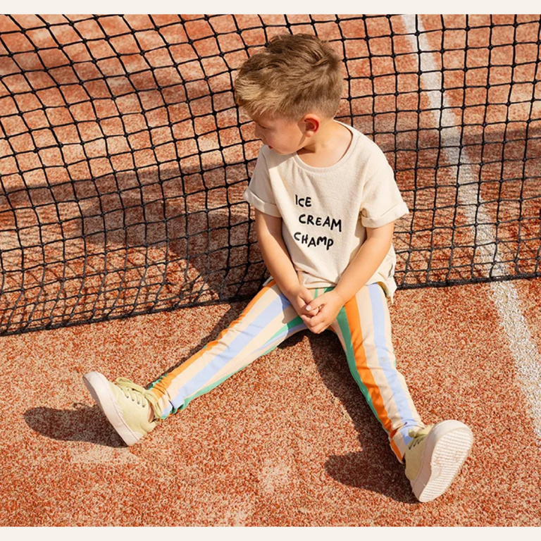 Sproet & Sprout Sproet&Sprout Terry T-shirt ice cream champ - Sesame