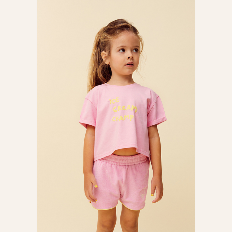 Sproet & Sprout Sproet&Sprout Terry sport shorts - Podium pink