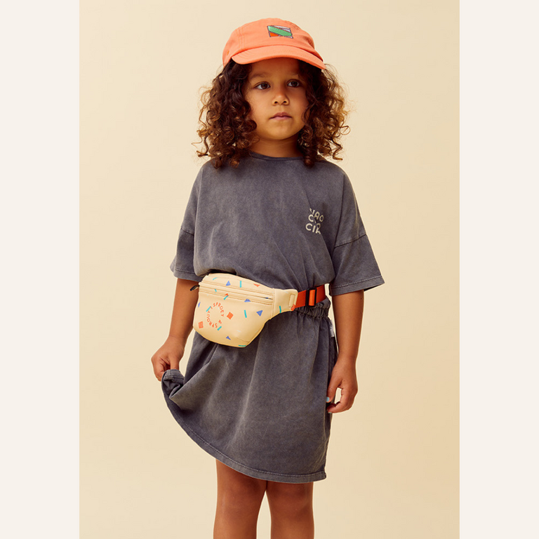 Sproet & Sprout Sproet&Sprout Skater dress ciao - Washed black