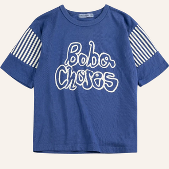 Bobo Choses Bobo Choses By hand T-shirt - Blue