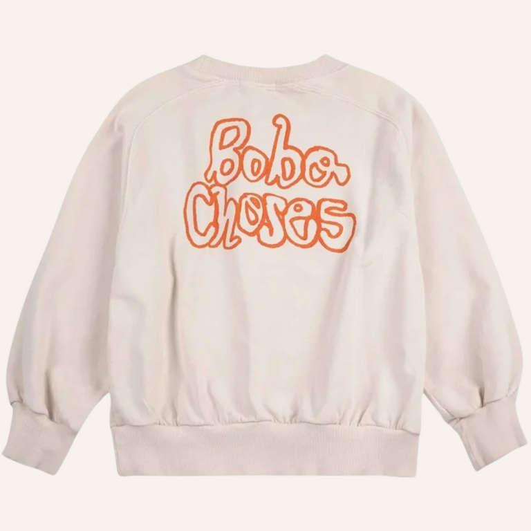 Bobo Choses Bobo Choses By hand raglan sweatshirt