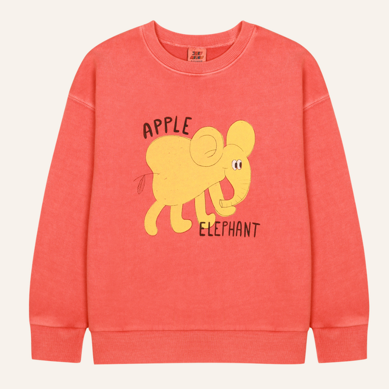 Jelly Mallow Jellymallow Elephant Pigment Sweatshirt